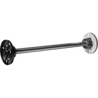 Epson 2-3 inch paper roll spindle, black and gray with circular ends and a central rod for printer paper rolls.
