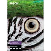 Epson A4 textured multicolour printing paper, 25 sheets, with eye and feather design on packaging.