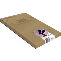 Brown Epson ink cartridge multipack box with colorful label and EasyMail branding.