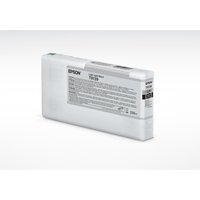 Epson C13T913900 light light black ink cartridge, rectangular, white casing, 200ml capacity, text on front.