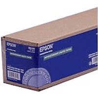 Epson Doubleweight Matte Paper Roll in a brown box with blue label, 24" x 25 m, 180g/m².