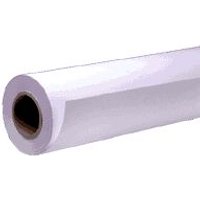 Epson Singleweight Matte Paper Roll, 17" wide, 40m length, 120g/m², white paper with brown cardboard core.