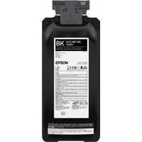 Epson SJIC48P-BK black ink cartridge, rectangular shape, black casing with white label and text.