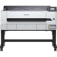 Epson SureColor SC-T5405 large format printer, white with black accents, touchscreen, and color ink indicators.