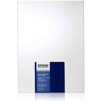 Epson Traditional Photo Paper, DIN A4, 330g/m², 25 Sheets, white with blue label on packaging.