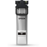 Epson WF-C5xxx Series XL black ink cartridge, rectangular shape, silver casing with black top and label.