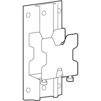 Black and white Ergotron monitor mount accessory with adjustable bracket and multiple screw holes.