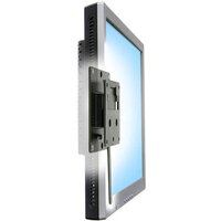 Black Ergotron FX30 fixed wall mount for 27" screens, featuring a sturdy bracket and sleek design.