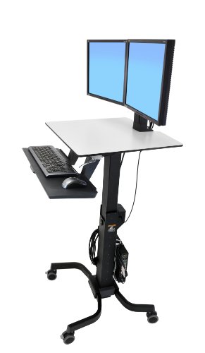 Ergotron WorkFit-C. Dual Sit-Stand Black. Grey Flat panel Multimedia c - image 2