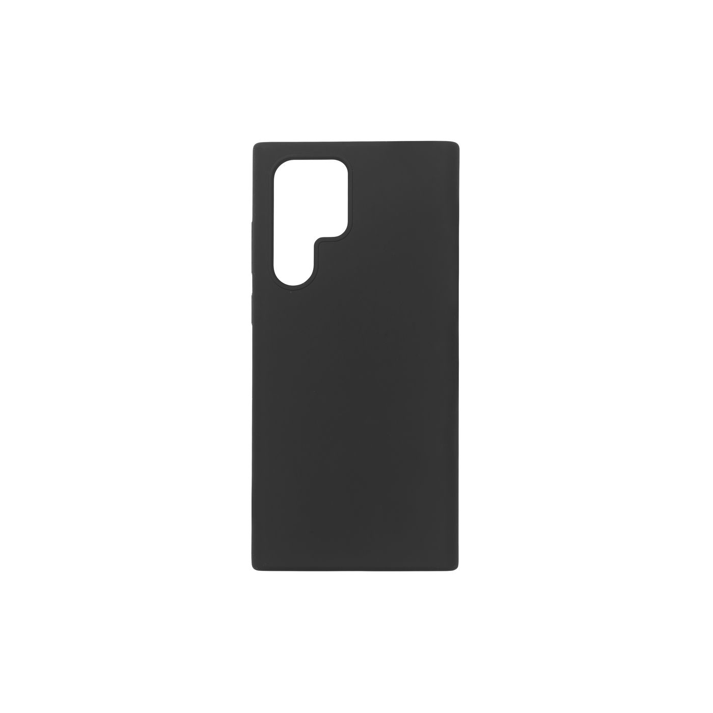 Black mobile phone case made of durable material, designed to fit devices with a 17.3 cm (6.8") screen, featuring a sleek, minimalist design with precise cutouts.