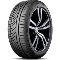 Falken EuroAll Season AS220 PRO tyre, black tread with sidewall branding, 225 55 18 102W XL, sleek design.
