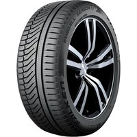 Falken EUROALL SEASON AS220PRO tire, 225/35 R19, black with rim protection, sleek tread pattern, and bold sidewall text