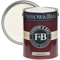 Farrow & Ball Modern Eggshell paint can, Pointing No. 2003, with maroon label and white lid.