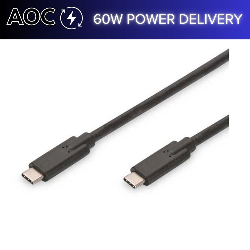Black USB-C to USB-C Gen.2 cable, 7.5 meters long, supports 10Gbps data transfer, 60W power delivery, and 4K Alt Mode, featuring sturdy connectors on both ends.