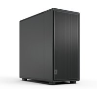 Black Fractal Design Epoch XL tower case with sleek, minimalist design and smooth front panel.