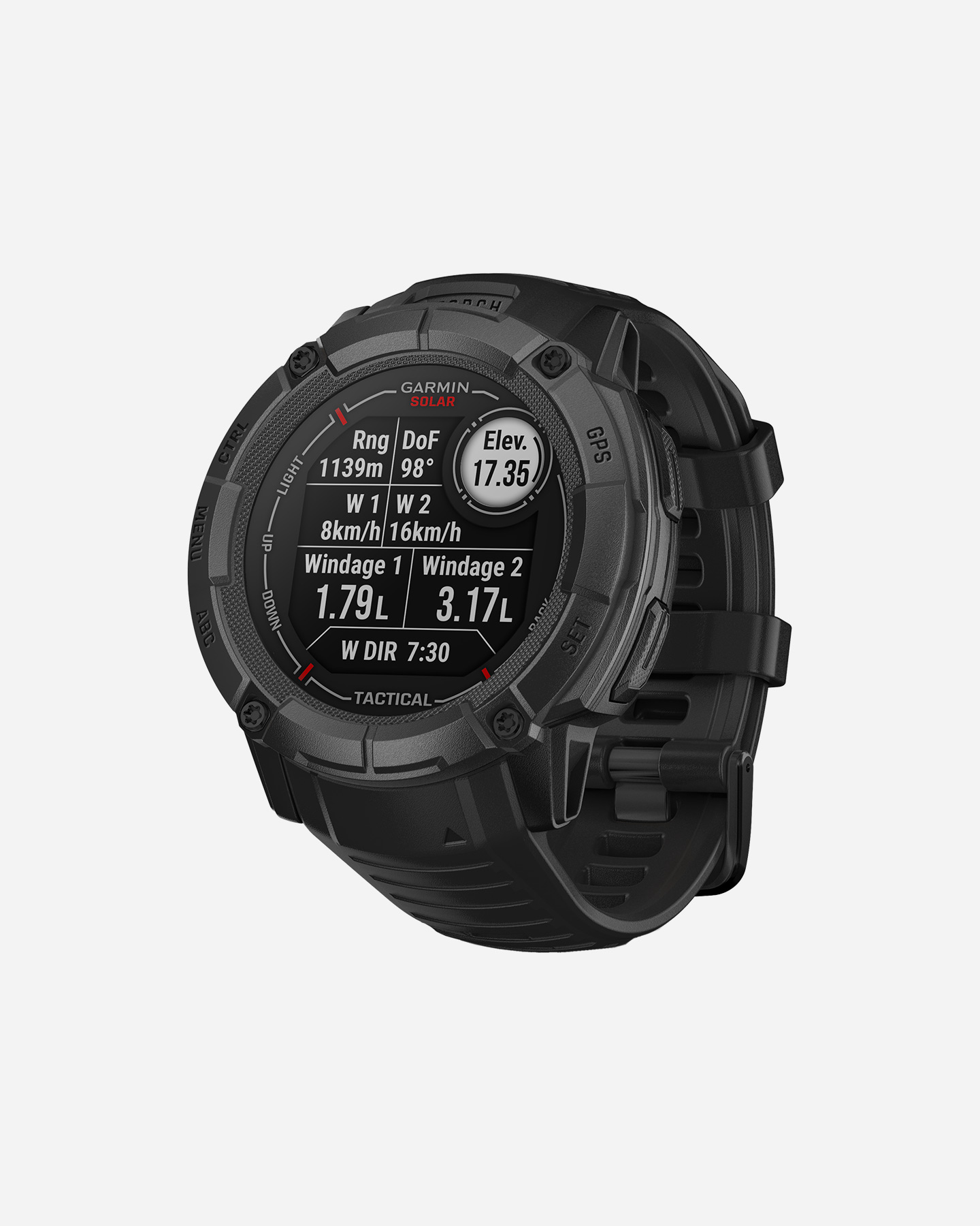 Garmin Instinct 2X SOLAR GPS 50mm Smartwatch, Larger Rugged watch, Tactical edition, Built-in Sports Apps & Health Monitoring, Dedicated Tactical Features, up to 40 days Battery Life, Black - image 2