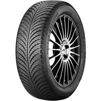 Goodyear Vector 4 Seasons Gen-2 tire, 165/60 R15 81T XL, black with detailed tread pattern and silver alloy wheel.