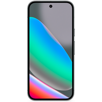 Google Pixel 10 smartphone in Obsidian, 256GB, edge-to-edge display, single front camera, sleek black finish.