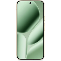 Google Pixel 10 Pro XL in jade with edge-to-edge display, front camera cutout, and slim design.
