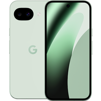 Google Pixel 10a in Fog color, sleek design, dual rear cameras, edge-to-edge display, and centered front camera.