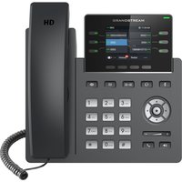 Black Grandstream GRP2613 IP phone with 4 lines, TFT display, numeric keypad, and navigation buttons.