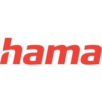 Black Hama optical disc case for 100 discs with zipper closure and carrying handle.