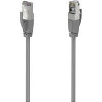 Grey Hama Cat5e F/UTP networking cable, 20m, with RJ45 connectors and protective boots.