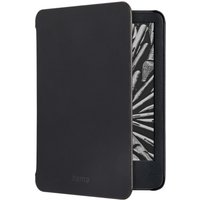 Black Hama Fold Folio case with sleek design, open to reveal a tablet screen with abstract pattern.