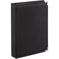 Black Hama New York City photo album, 400 sheets, 10x15 cm, with silver corner accents.
