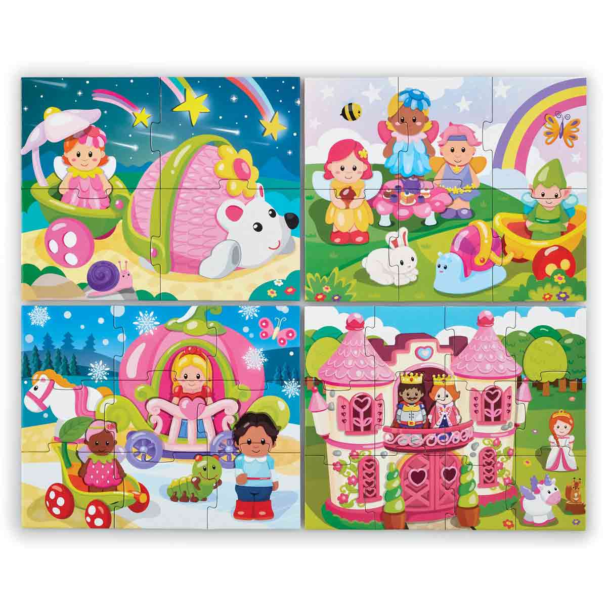 Happyland 4 in 1 Fairytale Puzzles - image 2