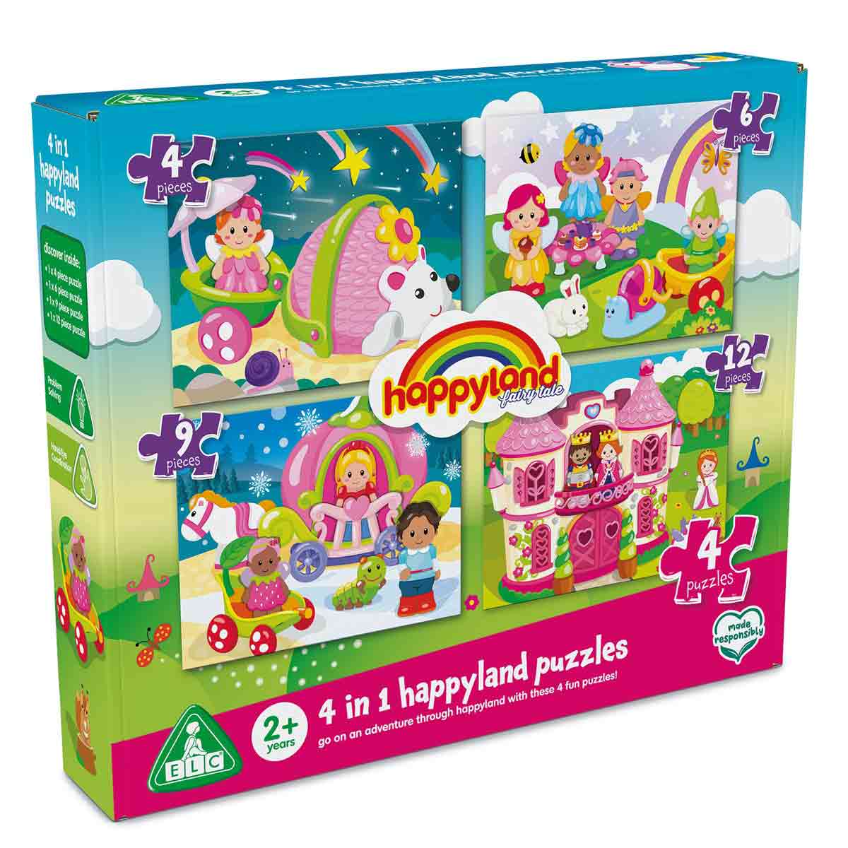 Happyland 4 in 1 Fairytale Puzzles - image 3