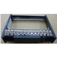 Black HPE 670033-001 computer case part with metal brackets and rectangular frame design.