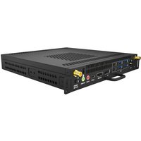 Black Hikvision video wall processor with multiple ports, ventilation slots, and compact design.