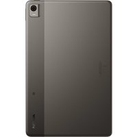 Black HMD T21 Tiger tablet, 10.4-inch screen, sleek design, rear camera in top corner, minimalist back panel.