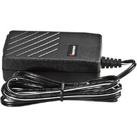 Black Honeywell mobile device charger with textured surface and coiled cable attached.