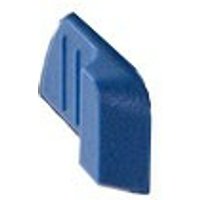 Blue Honeywell printer/scanner lever spare part with angled edge and ridged surface.