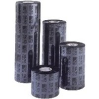 Black Honeywell I90054-0 thermal ribbon, 153 m, with printed pattern, cylindrical shape, various roll sizes.