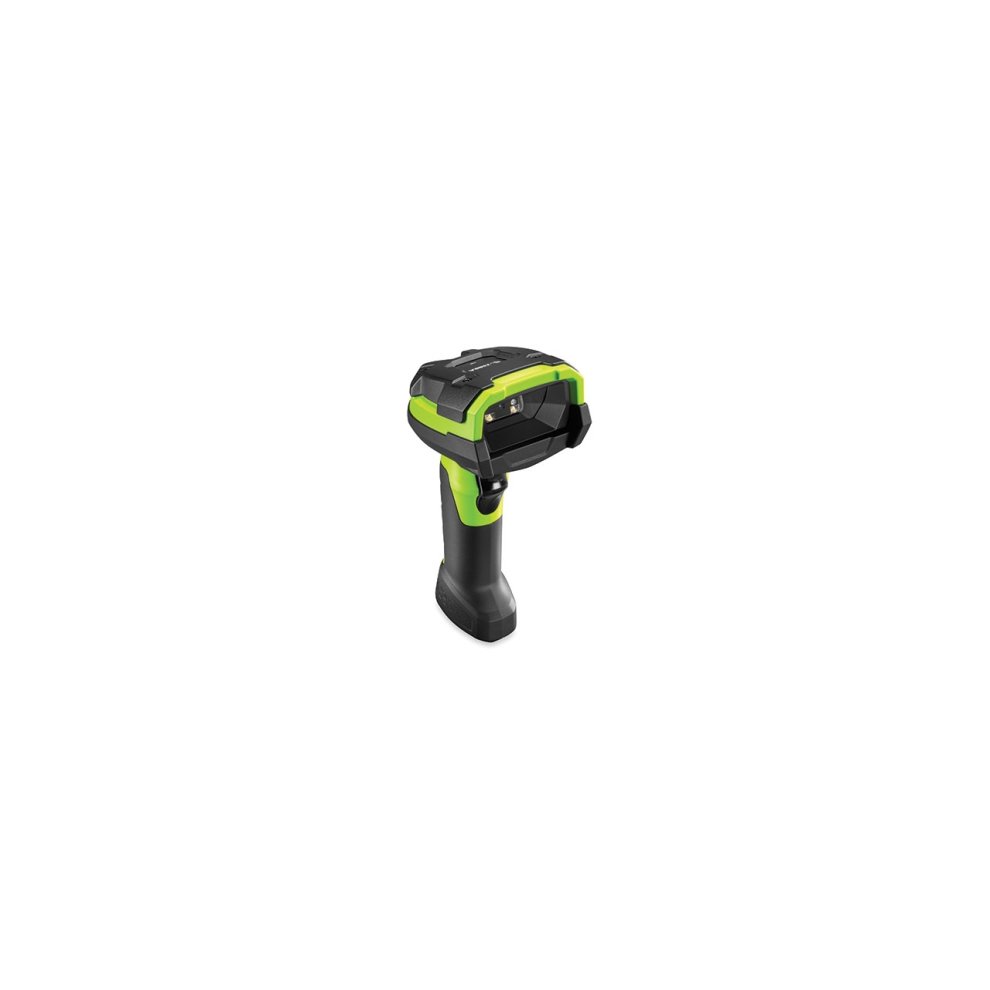 Honeywell STND-15F03-009-6 barcode reader accessory in black and green, featuring a sturdy grip, ergonomic design, and a scanning head for efficient barcode reading.