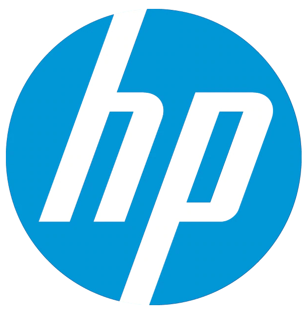 Black HP laptop with a 15.6" Full HD display, powered by AMD Ryzen 3 7320U, featuring 4 GB LPDDR5 RAM, 128 GB SSD, and Wi-Fi 6, running Windows 11 Home in S Mode.