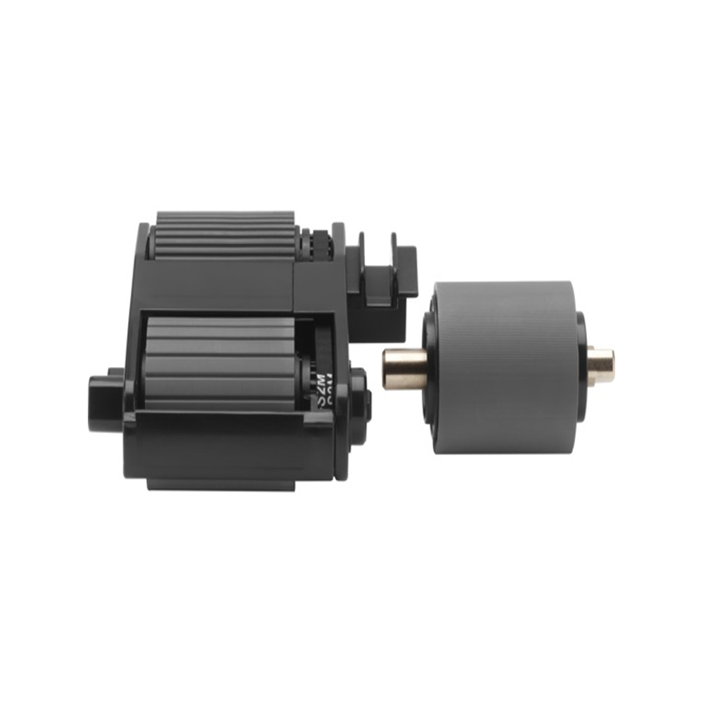 Black ADF roller replacement kit featuring a cylindrical roller and a flat, textured component, designed for HP Color LaserJet Enterprise MFP M578 and LaserJet Enterprise Flow MFP M578.