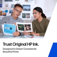 HP 302XL/304XL black ink cartridge in black packaging with HP logo and product details in white text.