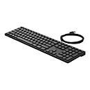 HP 320K WD keyboard Office USB Black - image 2