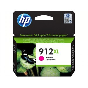 HP Hewlett Packard 912XL Inkjet Cartridge High Yield Page Life 825pp