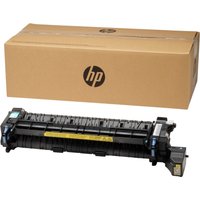 HP 527G7A Fuser kit, black with yellow label, for CLJ 5800, next to brown HP branded box.