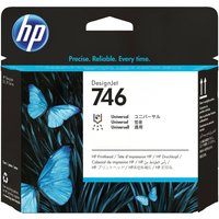 HP 746 DesignJet Printhead box with blue butterfly design and black packaging.