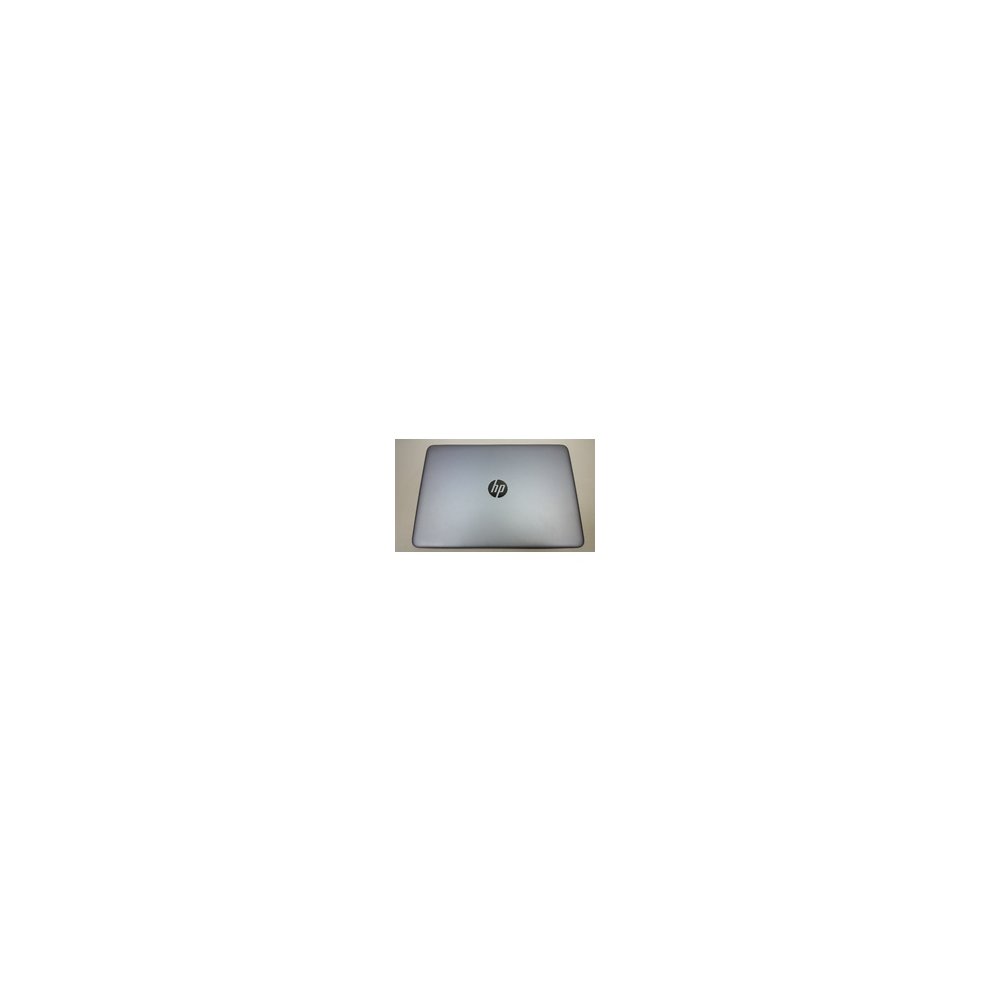 Silver HP laptop lid panel with a glossy finish and the HP logo centered on the surface, designed as a spare part for specific HP laptop models.