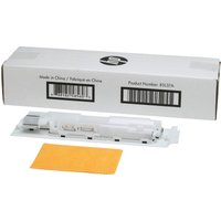 HP B5L37A toner waste box, white rectangular design, includes yellow cleaning pad, for HP CLJ M 552/E 50045.