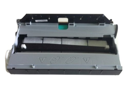 HP CN459-60375 Duplex Unit features a gray plastic casing with a white lever and internal rollers, designed for double-sided printing in compatible HP printers.