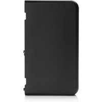 Black HP Desktop Mini Port Cover with rounded edges and PCI slot design.
