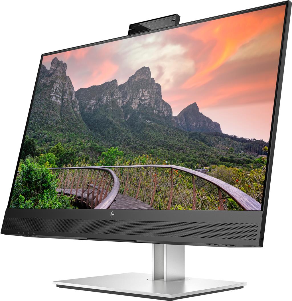 HP E27m G4 QHD USB-C Conferencing Monitor 68.6 cm (27") 2560 x 1440 pixels Quad HD LCD 5 ms Black Silver - image 3